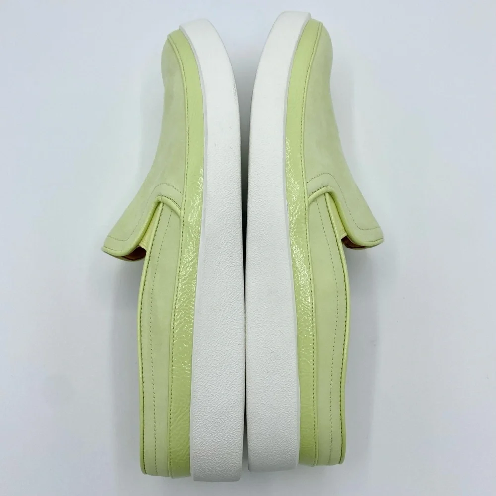 VIONIC Pale Lime Effortless Nubuck Slip-On Sneaker Size 10